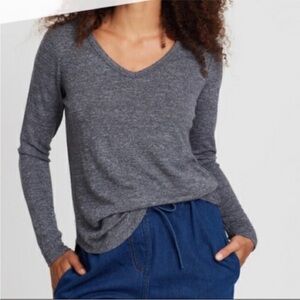 American Eagle Soft & Sext Plush Long Sleeve Top | Size Small